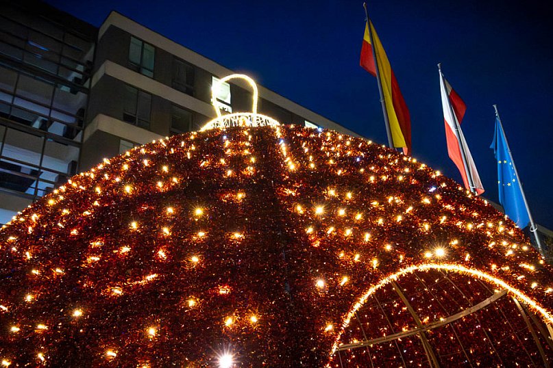 Ursynowski ratusz w świątecznej odsłonie