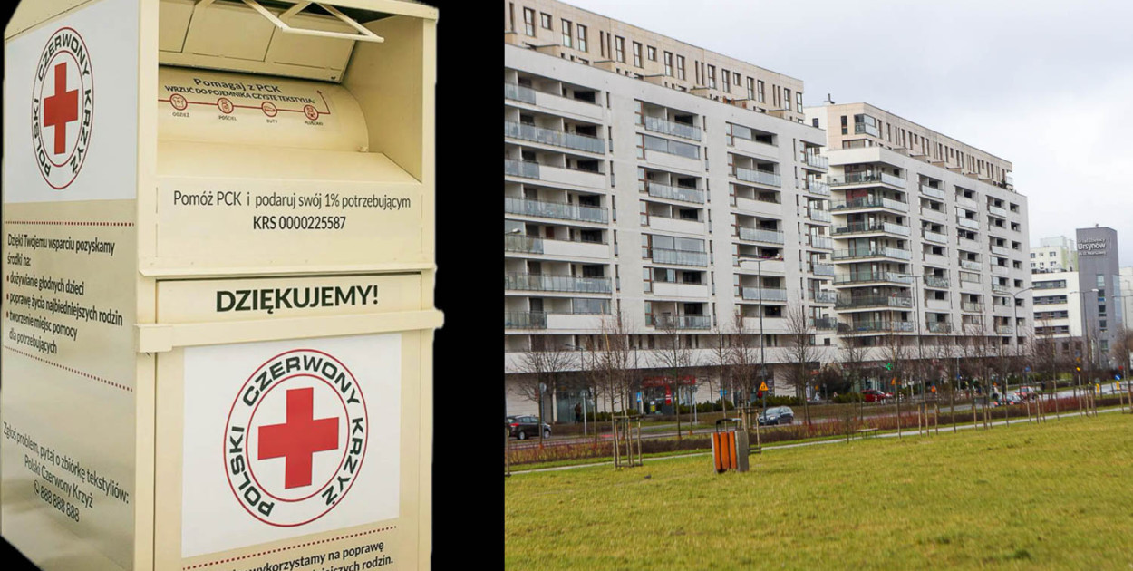 Czy zaleją nas „szmaty”? Ursynów bez kontenerów PCK!