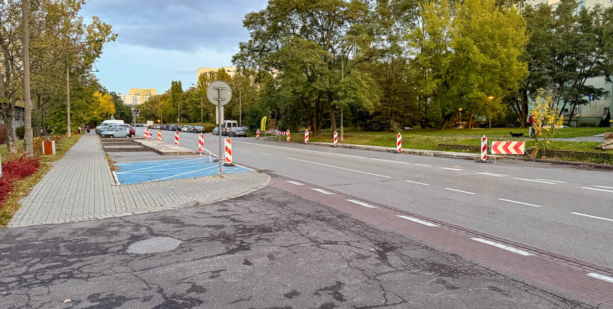 Ruszył ciąg dalszy remontu na Romera na Ursynowie (SK)