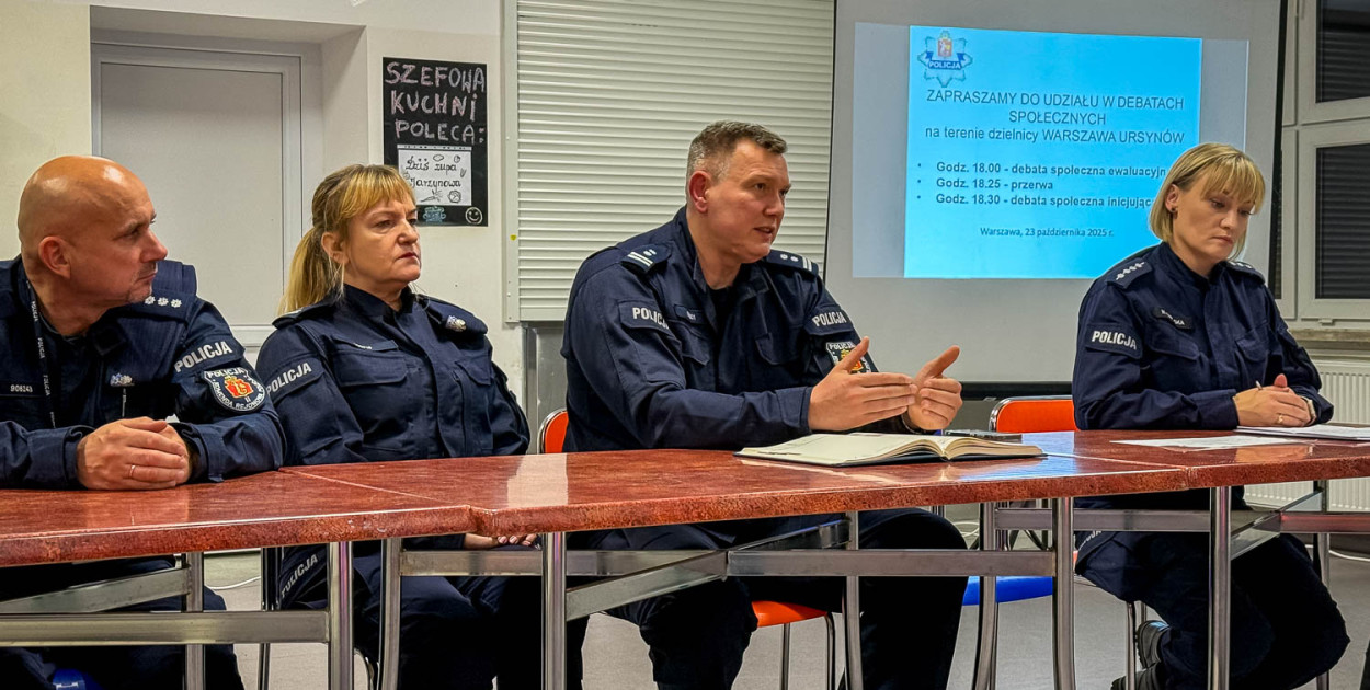 Debata o bezpieczeństwie na Ursynowie. 23 października 2025 - Szkoła Podstawowa nr 330 w Warszawie (SK)