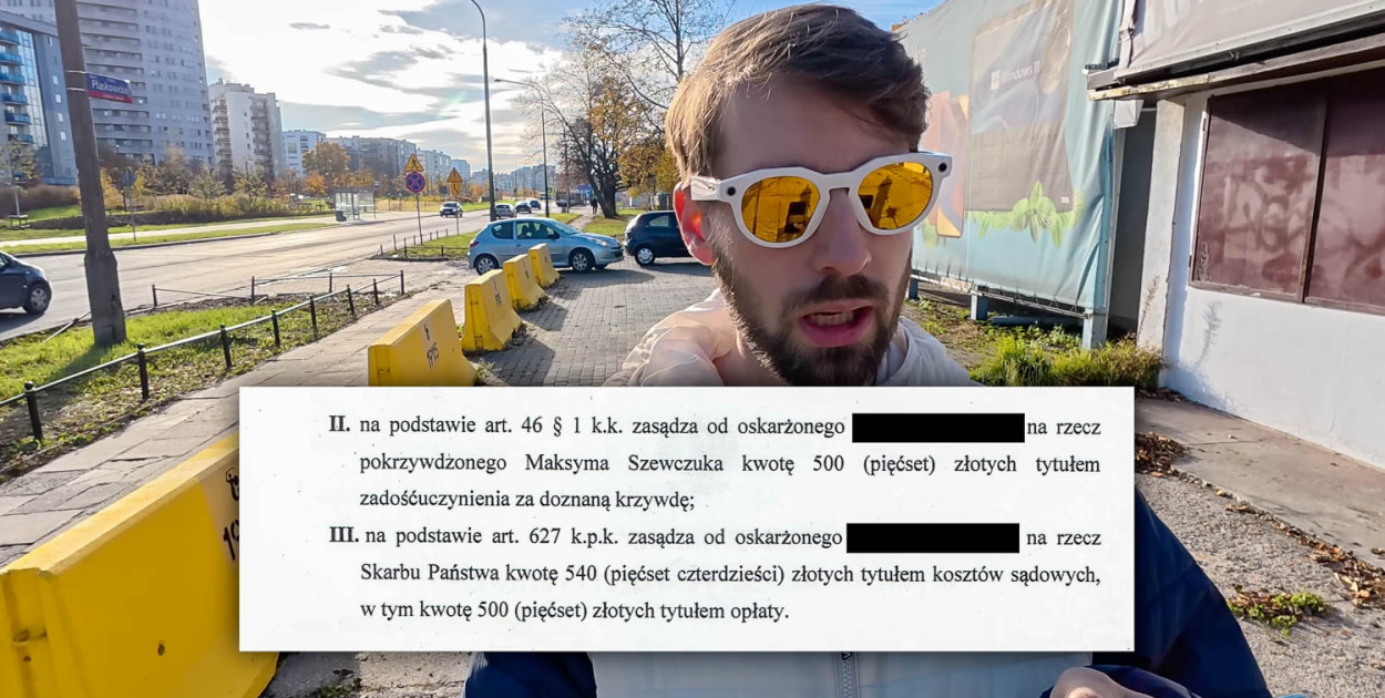 Kadr z filmiku Youtubera Konfitura (źródło: https://www.youtube.com/watch?v=zrvQl2HFPrE)