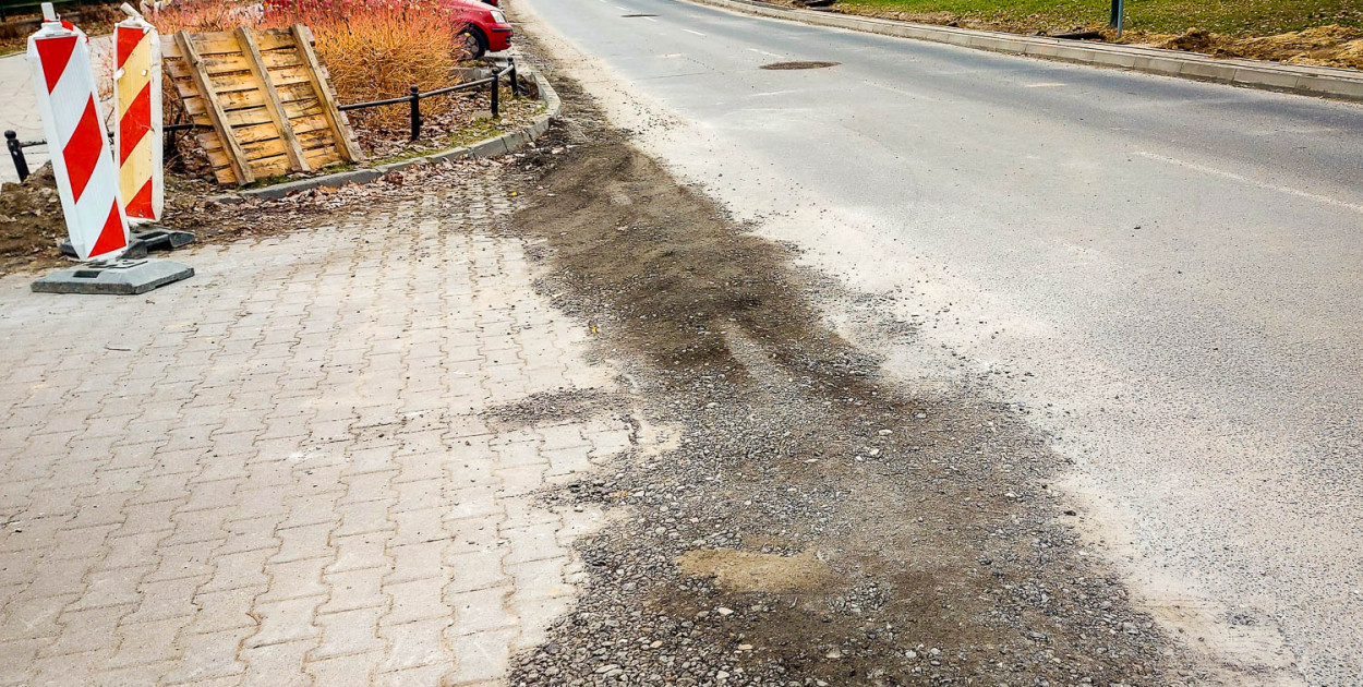 ulica Jeżewskiego naszykowana do wymiany asfaltu (nadesłane)