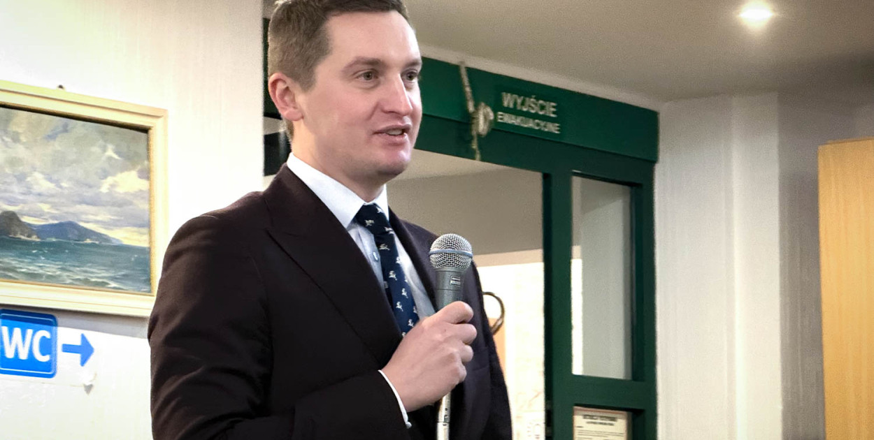 Poseł Sebastian Kaleta z PiS w DK Stokłosy, 8 grudnia 2025 r. (SK)