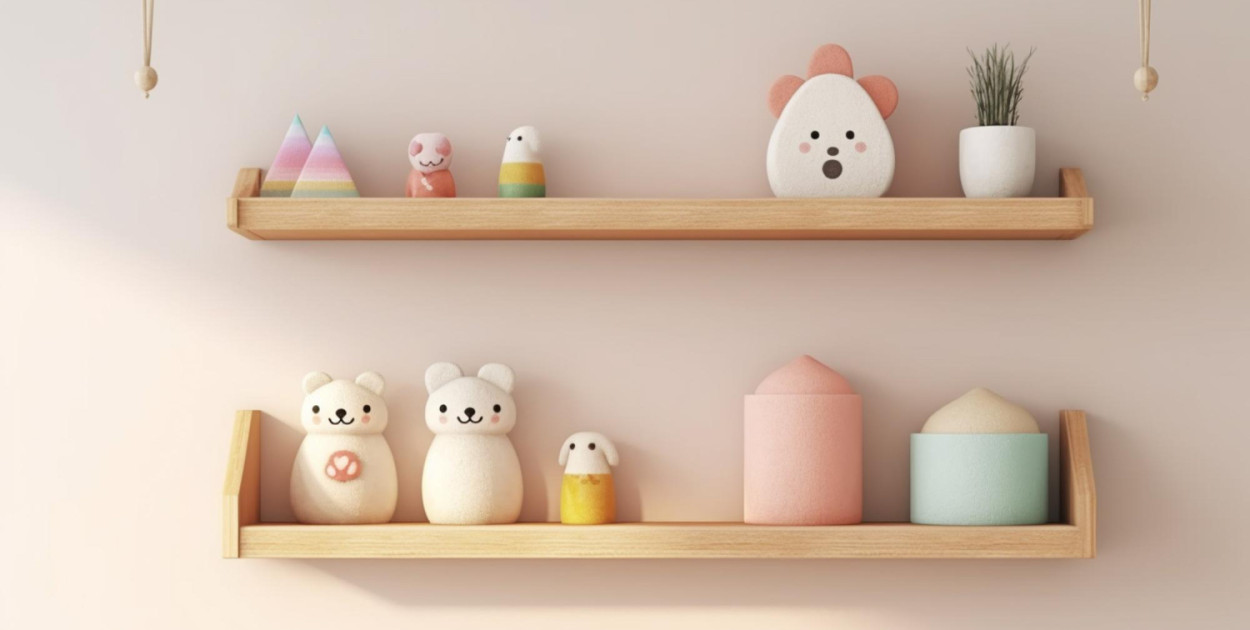 Półki wiszące do pokoju dziecka - Internetowy sklep meblowy ALMER MEBLE