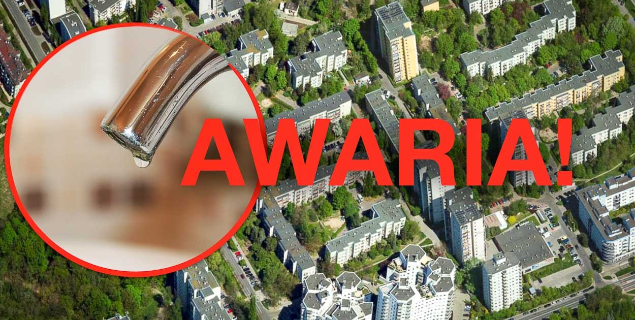 Awaria na Natolinie. Pół osiedla przy Lanciego bez wody w kranach