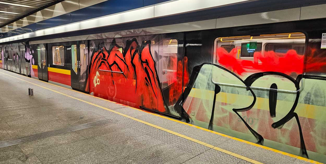 Zdemolowali metro na Stokłosach. Świadek: Przyszli i zbierali puszki