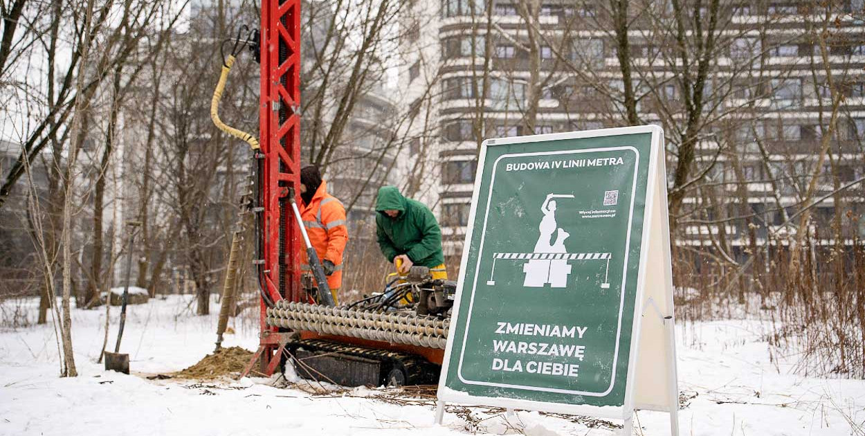 Pierwsze wiercenia pod IV linię metra. Ursynów w przyszłości zyska przesiadki