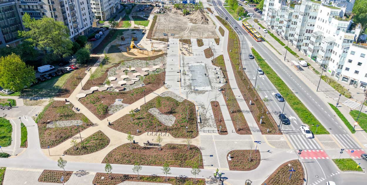 Park nad POW na Ursynowie powstaje. Czy przewidziano tu toalety?