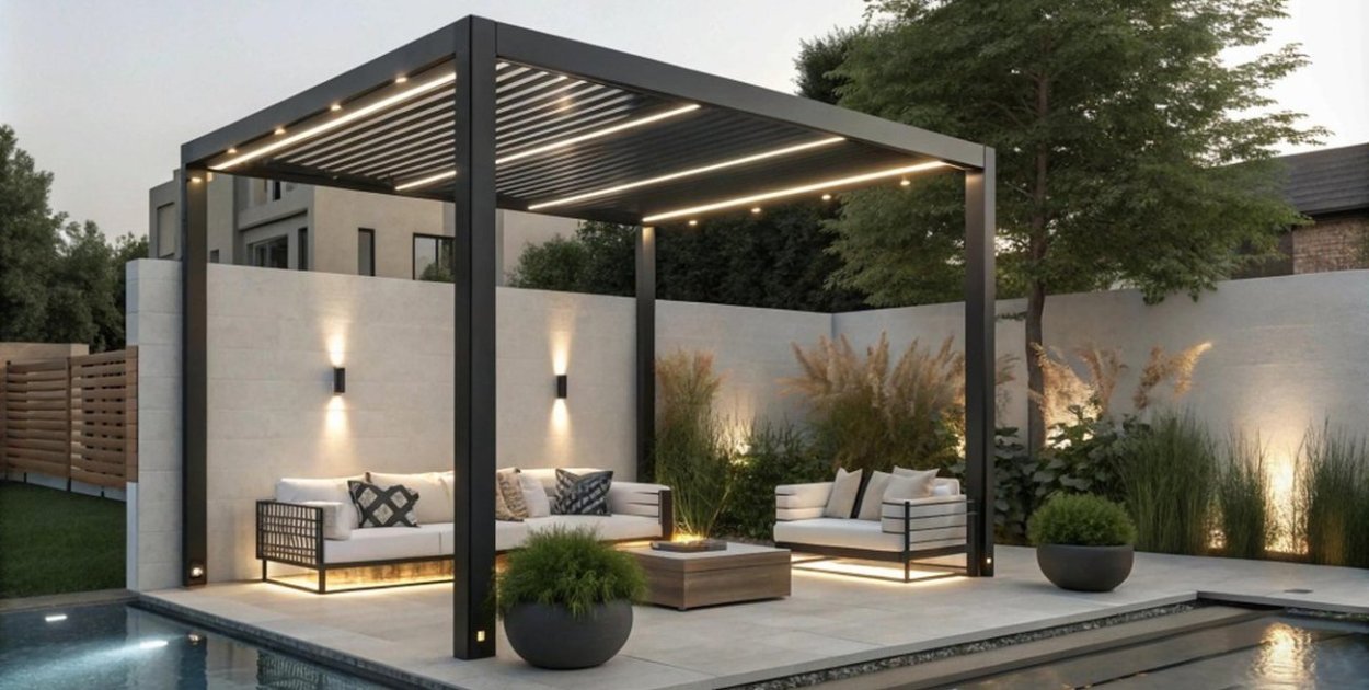 Pergola tarasowa krok po kroku – od zgłoszenia budowlanego po montaż