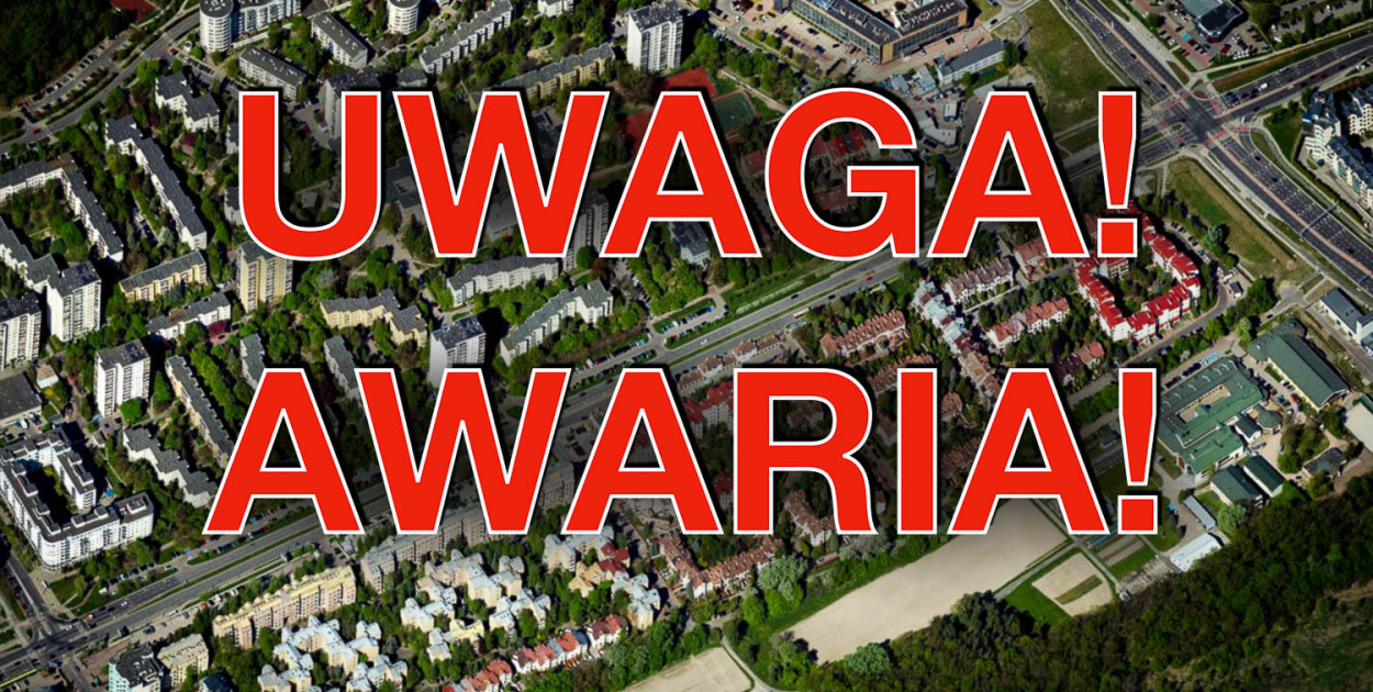 Awaria wodociągowa na Ursynowie. 30 posesji bez wody do rana