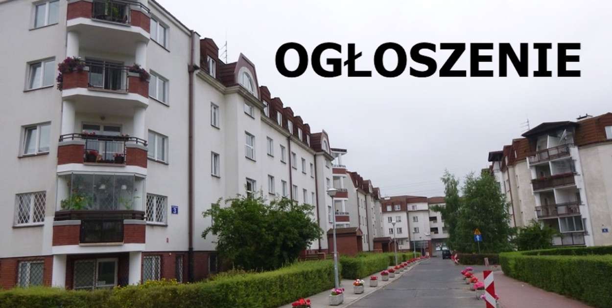 Ogłoszenie Spółdzielni Budowlano-Mieszkaniowej „Techniczna”