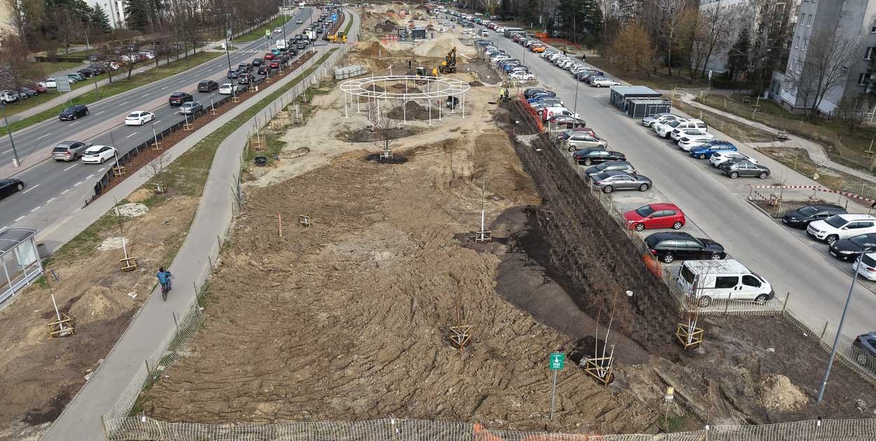 Park nad POW opóźniony. Zniknie za to "wielka dziura"