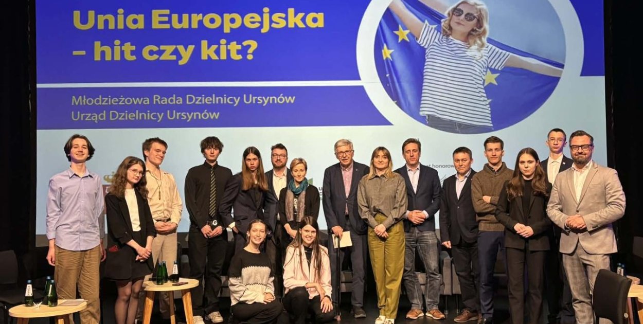 Gorąca debata o Unii Europejskiej na Ursynowie. Euroentuzjaści kontra sceptycy