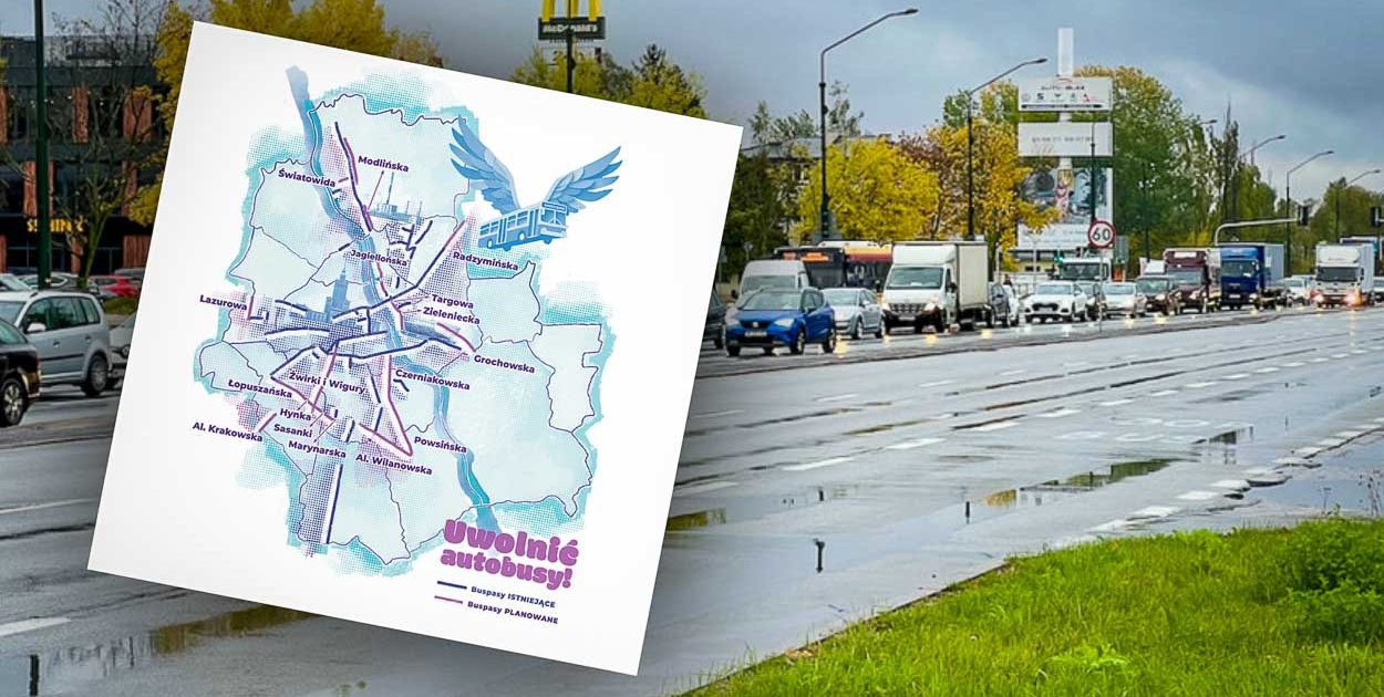 Nowe buspasy w Warszawie. Ruszyła petycja